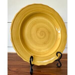 Maize Dinner Plate Welcome Home by Home & Garden Party Replacement Discontinued